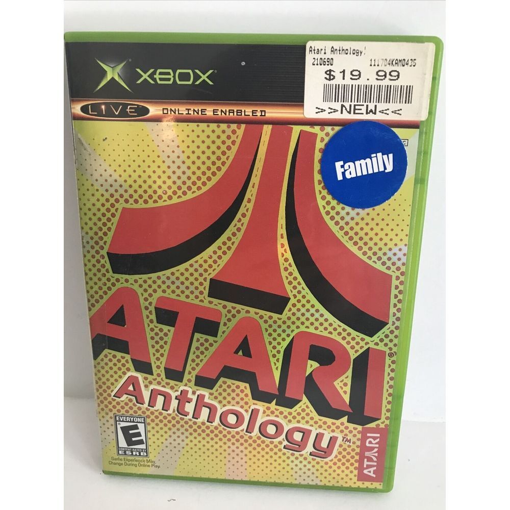 Atari Anthology (Microsoft Xbox, 2004) Complete W/ Manual‎